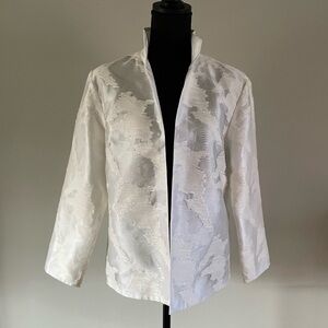 Grace Chuang white dress jacket size small